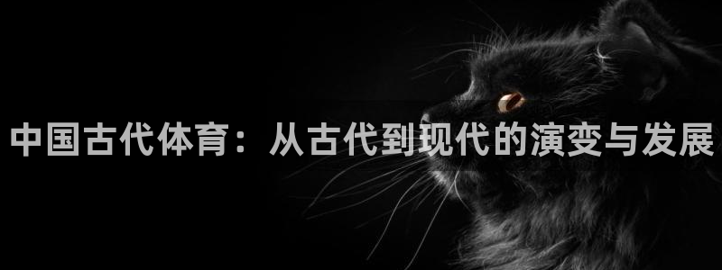 公海赌赌船官方正版app集团官网首页：中国古代体育：从古代到