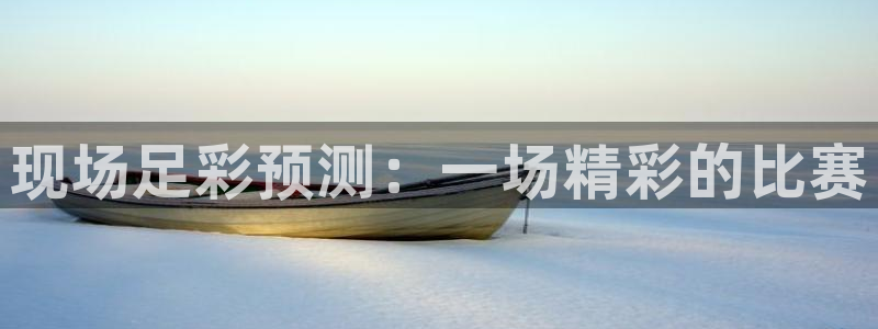 直播斗球：现场足彩预测：一场精彩的比赛